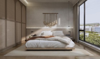 侘寂风卧室3D模型下载